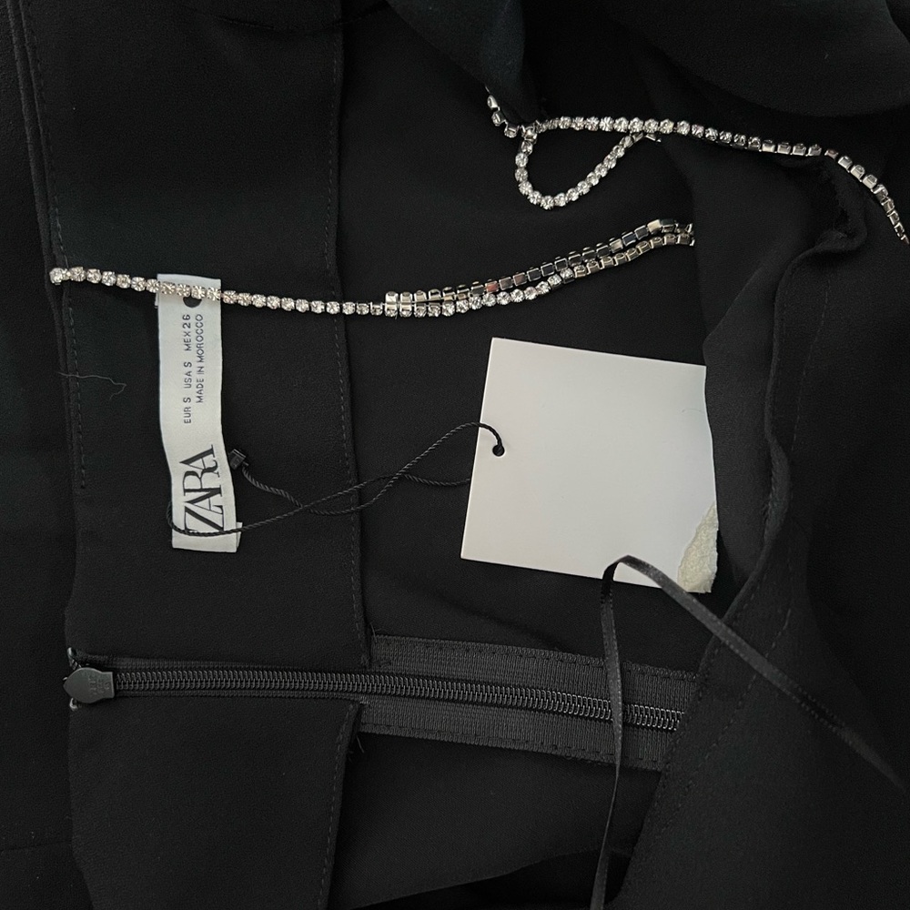 zara Rhinestone Strap Mini Dress - Picture 9 of 9